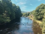 The River Dee running under the Pontcysyllte Aqueduct