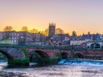 The historical Roman walled city of Chester is 29 miles away 