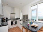 Lovely light kitchen with sea views Lovely light kitchen with sea views