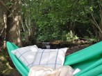 Relax in your hammock by the babbling brook Relax in your hammock by the babbling brook