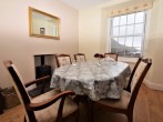 Enjoy dinner at the dining table and look out on to the lake