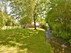 River Piddle running through the garden River Piddle running through the garden