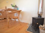 A warming wood burner for those cosy evenings A warming wood burner for those cosy evenings