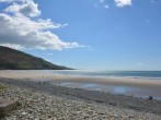Relax on Fairbourne beach, swim in the sea or take the water taxi to Barmouth