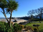 The view from across the water to Llansteffan with your cottage towards the right