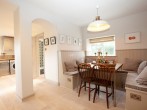 Light, bright and spacious kitchen/diner for sociable evening meals Light, bright and spacious kitchen/diner for sociable evening meals