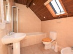 Spacious en-suite bathroom with shower Spacious en-suite bathroom with shower