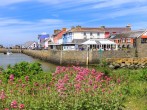 Explore Aberaeron with its harbour, independent shops, and eateries Explore Aberaeron with its harbour, independent shops, and eateries