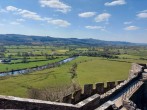 Breath-taking views from Dinefwr Castle of the National Trust Park Breath-taking views from Dinefwr Castle of the National Trust Park