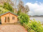 Views towards this lodge in an elevated position overlooking Loch Earn Views towards this lodge in an elevated position overlooking Loch Earn