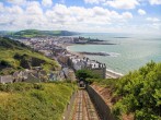 Enjoy a day in Aberystwyth with its Victorian promenade, pier and sandy beach Enjoy a day in Aberystwyth with its Victorian promenade, pier and sandy beach