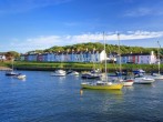 Explore Aberaeron with its harbour, independent shops, and eateries Explore Aberaeron with its harbour, independent shops, and eateries