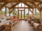A lovingly restored former farmhouse with a stunning oak sunroom