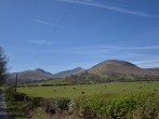 The view of the Brecon Beacons from Cantref The view of the Brecon Beacons from Cantref