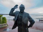 Eric Morecambe statue at Morecambe Bay Eric Morecambe statue at Morecambe Bay
